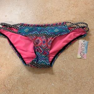 NEW XS Pretty Hipster Bikini Bottom